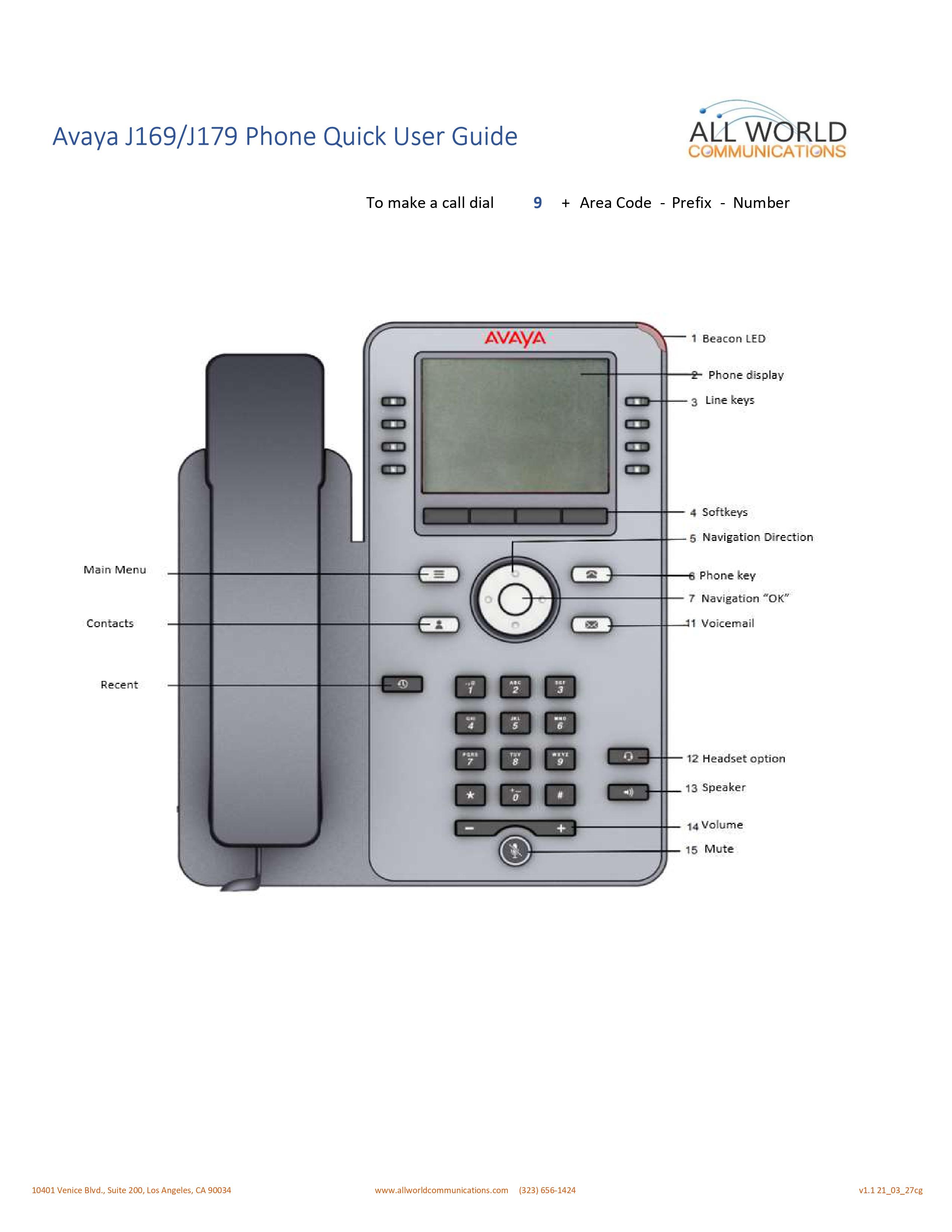 J169/179 Quick User Guide